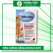 Viên uống chống nắng Mivolis Carotin Đức 60 viên