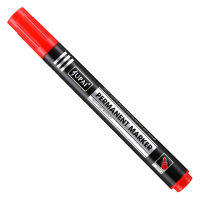 ปากกามาร์กเกอร์กันน้ำน้ำมันปากกาปลายคู่2.8มม. ถาวรปากกาเครื่องเขียนสีแดงสีดำสีน้ำเงินโรงเรียนเครื่องเขียนสำนักงาน