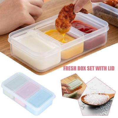 Lunch Box Fresh Box Set With Lid Freezer Box 4 Compartment Lunch Bento For Kids Box Q4W6