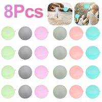 1-24 pcs Silicone Water Balloons Creative Water Balloons Reusable Splash Balls Outdoor Beach Playing Toy Pool Party Water Games