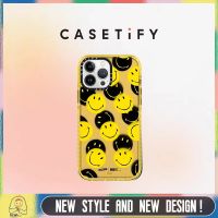 Cute Yellow Smile CASETiFY Phone Case Compatible for iPhone14/13/12/11/Pro/Max/X/XS/MAX/XR Case Shockproof Protective Transparent Soft Cover