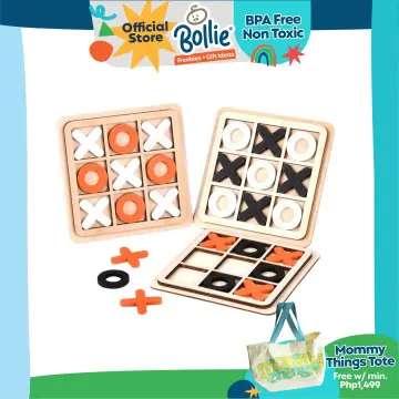 Board Game Durable Baby Gender Reveal Tic Tac Toe Lightweight