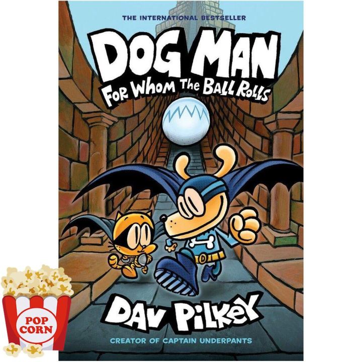 Ready to ship &gt;&gt;&gt; หนังสือภาษาอังกฤษ DOG MAN 07: FOR WHOM THE BALL ROLLS