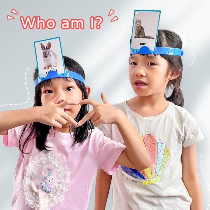 3PCS Headbands Game Quick Question Picture Guessing Family Game for