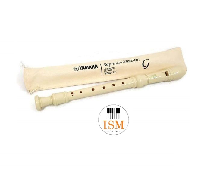 yamaha-ขลุ่ยรีคอร์เดอร์-recorder-รุ่น-yrs-23-สีขาว