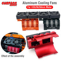 Surpsshobby 55mm RC Motor Heatsink With 16000RPM Dual High Speed Cooling Fan for Rocket 5593 55113 15 scale Traxxas Arrma