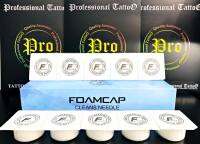 Foamcap Cleans Needle (โฟมทำความสะอาดเข็ม)   ถ้วยโฟมสำหรับทำความสะอาดอุปกรณ์สัก (20 ชิ้น)