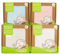 Nappi baby ผ้าห่อตัวเด็กแรกเกิดมัสลินใยไผ่ - ของใช้เตรียมคลอด ลูกน้อยหลับง่าย ลดการร้องไห้และผวาตื่น สัมผัสนุ่มสบายกว่าผ้าสาลูทั่วไป