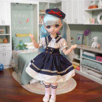 (ร้อน) ใหม่ Bjd ตุ๊กตา30เซนติเมตร16ข้อต่อที่สามารถเคลื่อนย้าย3D ตา16ข้อต่อที่มีความยืดหยุ่นแฟชั่นตุ๊กตาและของเล่นสำหรับสาว DIY คริสต์มาสของขวัญวันเกิด