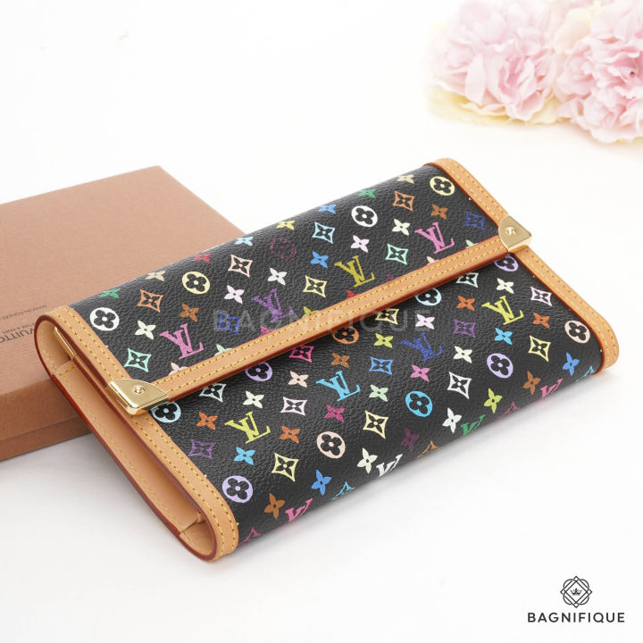 Sarah Wallet Monogram Multicolour GHW