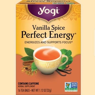 Premium for U📌ชา YOGI TEA ENERGY TEA BOX สุดยอดชาออแกนิค เพิ่มกำลังความสดชื่น ชาสมุนไพรเพื่อสุขภาพ จากอเมริกา📌 Vanilla Spice