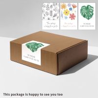 50Pcs This Package Is Happy To See You Too Stickers Seal Label For Small Business Express Package Decor Gift Box Sealing Sticker Stickers Labels