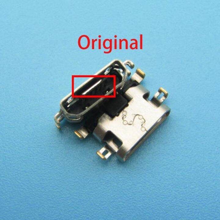 100pcs-micro-usb-5pin-mini-connector-พอร์ตชาร์จมือถือสําหรับ-motorola-moto-e4-e5-แจ็คซ็อกเก็ตท่าเรือ