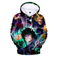 Boku No Cool My Hero Academia Midoriya Izuku Deku Cosplay sudaderas con capucha de Anime, sudadera de moda, ropa de gran tamaño, Tops con capucha