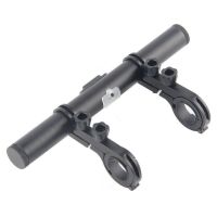 Bicycle Handlebar Extender Clamp Alloy Bracket Rechargeable Alloy Handlebar Extender Bike Bracket w/ Light