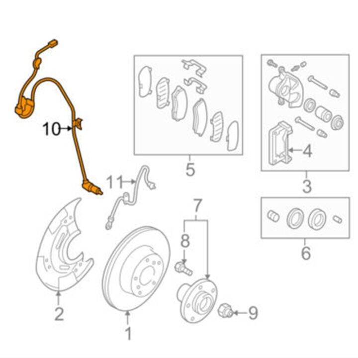 27540xa00a-เซ็นเซอร์ความเร็วล้อ-abs-ด้านหน้าขวา-ซ้ายสำหรับ-subaru-tribeca-2006-2014-gothi2