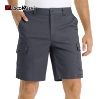 MAGCOMSEN Mens Casual Shorts Multi-pockets Cargo Shorts Regular-Fit