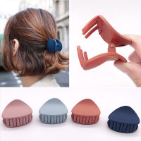 【CW】colour Plastic Hair Claw Fashion Women geometric Crab Clamp Hairgrip Plastic Hair Clip Claw Women temperament headdress