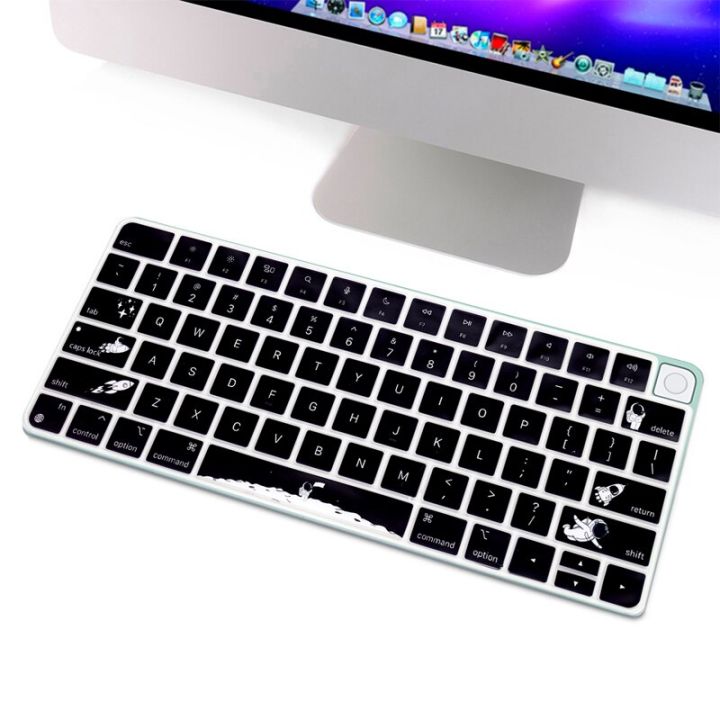 hrh-cartoon-for-2021-apple-imac-24-inch-euro-magic-keyboard-with-touch-id-a2449-m1-chip-a2450-silicone-keyboard-cover-protector-keyboard-accessories