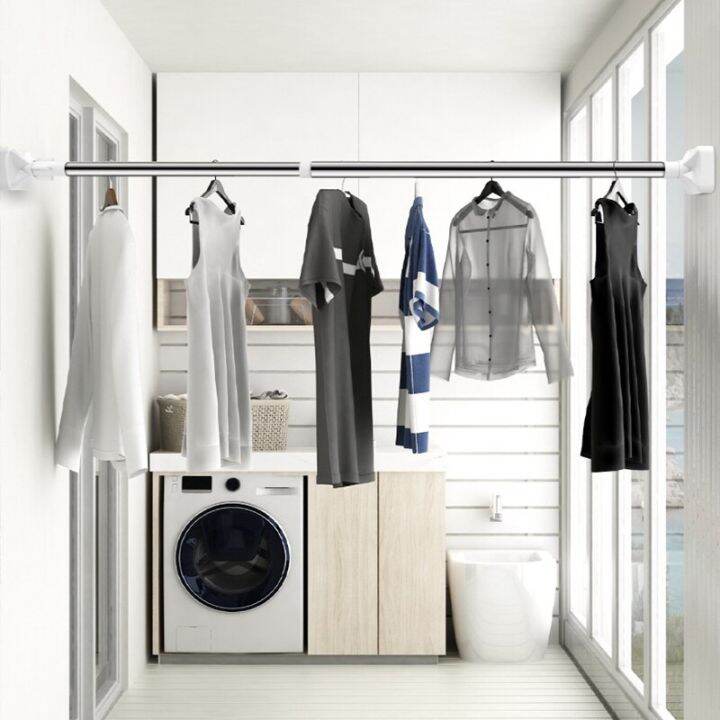 clothing-hanger-telescopic-rod-punch-free-adjustable-shower-curtain-rods-and-accessories-extendable-stainless-steel-simple-rod-clothes-hangers-pegs