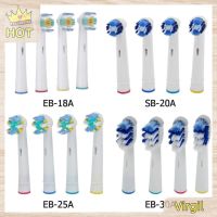 （Virgil）4pcs Replacement Toothbrush Heads for Braun Oral B Hygiene Cross Floss Electric Toothbrushes