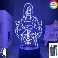 ☃▽  anime series orochimaru 3 d hand do night furnishing articles 16 light remote control of bedroom the head a bed