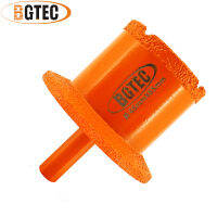 BGTEC 1ชิ้น Dia45x65mm เพชรเจาะแกนบิตสำหรับหินอ่อนกระเบื้องเซรามิกเคาน์เตอร์อ่างล้างจานอ่างน้ำสามเหลี่ยมก้านเจาะเครื่องบด