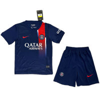 2023-24 PSG Home Football Kids Jersey Set Paris Saint-Germain Sports Shirts Kit For Child