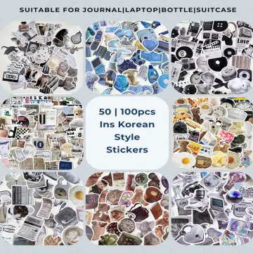 100pcs Various Styles Cute Decorative Stickers, Non-repetitive Cute  Stickers For Journaling