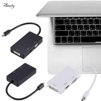 AMELY สายต่อสายแลน3 In 1ตัวแปลงเครือข่ายอุปกรณ์คอมพิวเตอร์กับ HDMI DVI VGA ตัวเมียสายตัวแปลงวิดีโอมินิฮับดีพี DP ไปยังดีวีไออะแดปเตอร์ VGA หัวแปลงสัญญาณ HDMI สาย HDMI กะทัดรัด