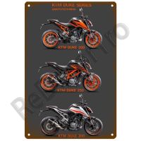 Décor tin sign spot stocks KTM Moto Poster Vintage Retro Wall House Restaurant Decoration Plaque Art Metal Sign Plate，size：20X 30cm