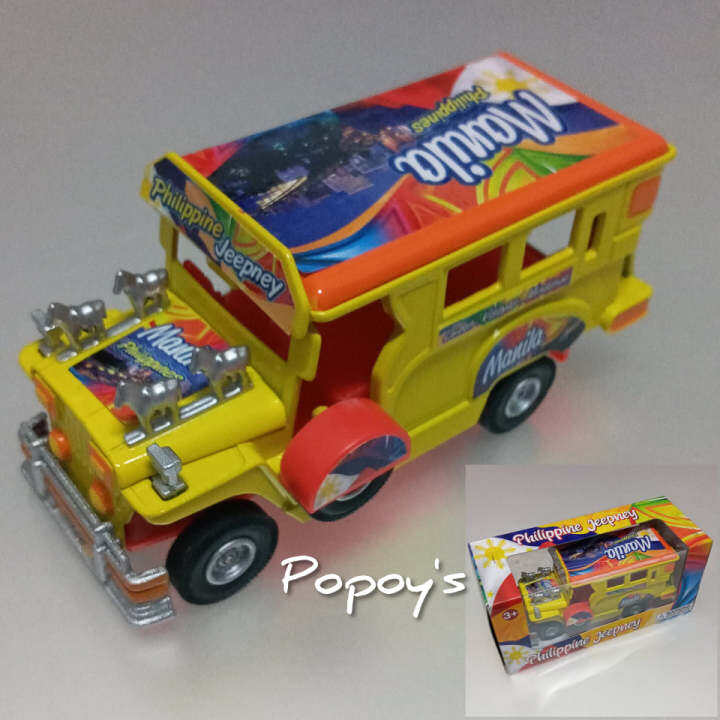 5 inch Miniature Philippine Jeepney Diecast Metal Pull Back Action Yellow Lazada PH