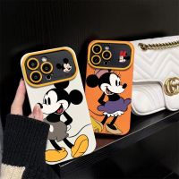 chunkao15835252 เคส ไอโฟน หน้าต่างบานใหญ่คู่ใหม่ของมิกกี้เหมาะสำหรับเคสโทรศัพท์มือถือ Apple 14promax iphone13pro12/11 soft 7p