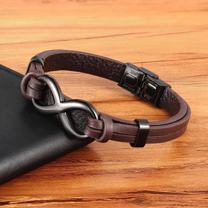 xqni-stainless-steel-leather-bracelet-infinity-logo-special-popular-pattern-mens-bracelet-diy-size-valentines-day-jewelry-gift