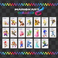 【Candy style】 20 ชิ้น / เซต สวิตช์ Mario Kart 8 Deluxe amiibo การ์ด NFC แท็กการ์ด มินิ amiibo การ์ด