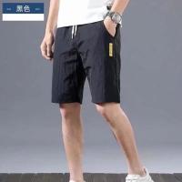 CODhan14416 Ice Silk Shorts Mens Casual Trendy Brand European American Street Five-Point Pants Sports