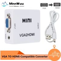 [LUNA electronic accessories] ข้อต่ออะแดปเตอร์วิดีโอรองรับ VGA To HDMI 1080P VGA2HDMI Mini สำหรับพีซีแล็ปท็อป HDTV VGA2HD โปรเจคเตอร์