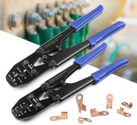 คีมย้ำหางปลา OT IWISS Copper Open Nose OT Wire Nose U-Shaped Bare Terminal Clamp Clamp Pliers 5-200A Connector Manual Cold Crimp Pliers