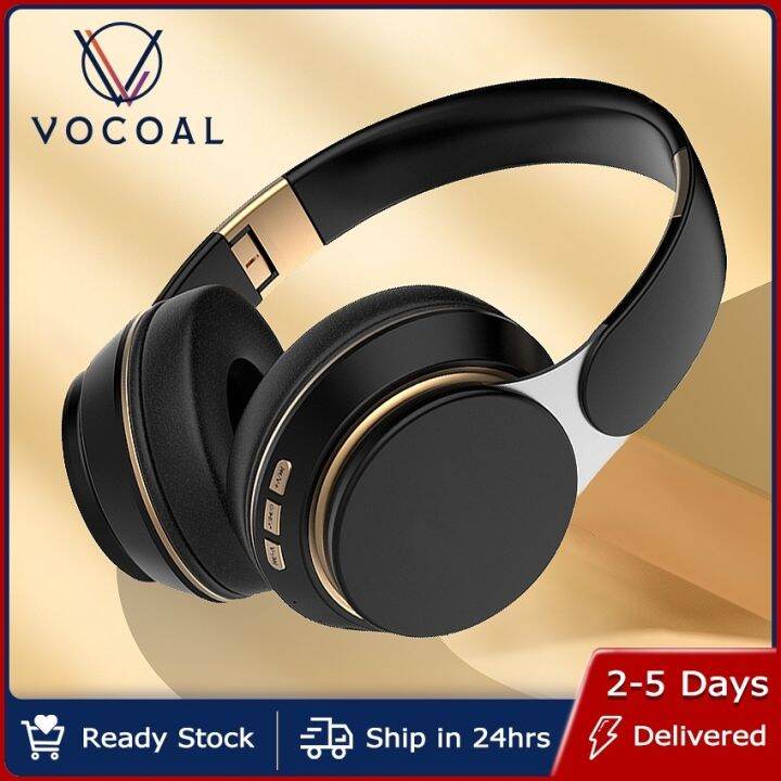 【Ready Stock】Vocoal Headphone Bluetooth Wireless Earphones with Mic