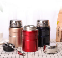 600800ML Portable Stainless Steel Food Soup Containers Vacuum Flasks Thermocup Thermos Lunch Box