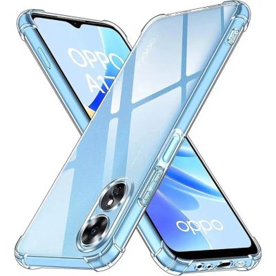 ส่งจากไทย Case OPPO A17 เคสโทรศัพท์ออฟโบ้ เคสกันกระแทก  เคสใส case Oppo A17 TPU CASE เคสมือถือ เคสนิ่ม