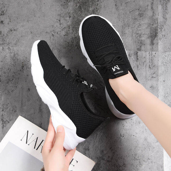 Sneakers Women Mesh Korean Style Sport Shoes Breathable Running Walking