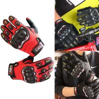 Men Women Full Finger Racing Gloves Touchscreen MTB Riding Motorcycle Gloves Breathable Summer Mittens