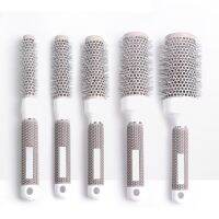 Professional 5 Size Hair Brush Comb Hairbrush High Temperature Resistant Ceramic Iron Round Comb Hair Styling Tool