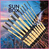 SUN BOX ซุปเปอร์ฮาร์ด การเดินทางการเดินทาง แบบพกพาได้ เบามาก คันเบ็ดแบบยืดหดได้ ที่ป้อนปลาคาร์พ อุปกรณ์ตกปลาแท็กเกิล เสามือสตรีม