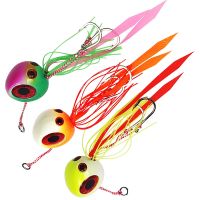 【hot】♣✲ 1PC Tai Rubber Skirts Hooks Tenya Inchiku Jig Set Sliding Snapper Kabura Sea-bream with Skirt Jigging Fishing