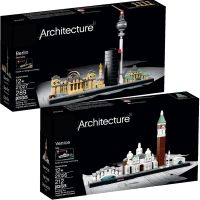 [LEGO] To assemble the lego out-of-print landmark street Berlin skyline Venice skyline beneficial intelligence building blocks toys gifts