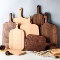 【YD】 Wood Chopping Board Pizza Sushi Cutting Cheese Steak Tray Bread Fruit