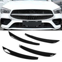 ตัวคลุม Grille Trim ไฟตัดหมอกกันชนหน้า4ชิ้นสำหรับ Mercedes CLA C118 CLA180 CLA200อุปกรณ์เสริมรถยนต์ W118 CLA250