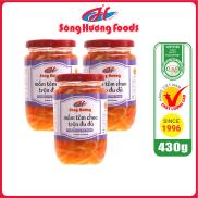 3 Hũ Mắm Tôm Chua Trộn Đu Đủ Sông Hương Foods Hũ 430g - Ăn kèm , bún , phở